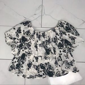 FLORAL OFF THE SHOULDER TOP!!